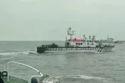 影/4海警船今再闖金門海域　海巡巡防艇併航監控驅離