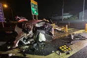 影/五楊重大事故！「車前半段撞到消失」駕駛慘死