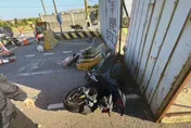 桃園機車高速自撞護欄　19歲騎士慘摔送醫