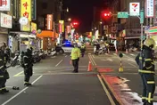 影/北市延三夜市驚傳瓦斯外洩　警消人員封鎖現場警戒