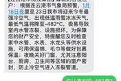 上演《明天過後》？江蘇網友狂收「-482℃」降溫預警簡訊