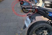 4歲童撞機車改裝架血流滿面　母怒：差點刺傷眼睛