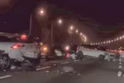 影/國1三義段驚人「8車追撞」！嚴重紫爆中