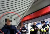 影/北捷芝山站醉男手伸出閘門外　害列車急煞重罰1萬