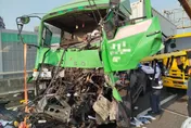 國10鼎金段嚴重車禍！貨櫃車釀連環撞　65歲駕駛慘死