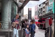 影/台中永豐棧A棟驚傳火警　大批住客逃命畫面直擊