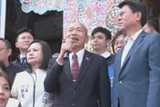 韓國瑜台南雲林走春　發福袋闡述新年展望