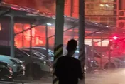 影/年初二不平靜！台南流當車場360車陷火海　爆炸聲貫天
