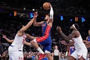 NBA/康寧漢42分13助攻爆發　活塞橫掃尼克豪取4連勝