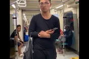 眼鏡男北捷暴力毆四寶媽　遭扒出曾出現在綠黨228抗議活動