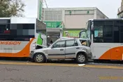 台中「夾殺車禍」元兇抓到！公車司機未注意車前狀況釀2傷