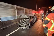 台64凌晨火燒車！　駕駛情急破窗「雙手割傷」逃一劫