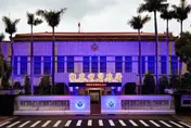 影/「殉職警察國際紀念日」　警政署、台北101今點藍燈致敬
