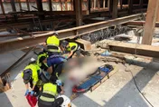 影/新莊工安意外！工人遭鋼筋猛砸後腦　送醫搶救不治