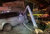 影/屏東恆春酒駕男逆向狂飆撞吊車行亡　驚悚殘影畫面曝光