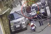 影/台中情殺！女當街遭刺頸慘死　兇手開車逃鑽死巷落網