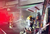 影/屏東昆明街深夜火警！警消迅速撲滅　一家四口獲救