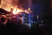 影/關公遇火劫！彰化宗教聖地玄門山大火、驚悚烈焰曝
