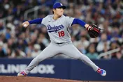 MLB/山本由伸vs岡本和真被敲安　他主投6局失1分摘勝投