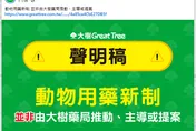 動物用人藥爭議延燒！大樹藥局急發聲明：非主導推動