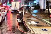 影/我被熱水器絆倒摔車了！新北中和離奇車禍直擊