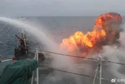 基隆漁船起火！陸公布滅火照喊「中國台灣」　海巡署批：消費海難