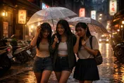 下班小心！2縣市雨彈開炸　慎防瞬間大雨