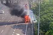 影/連假第2天悲劇！國3清水段爆火燒車　4人逃生未受傷