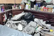 影/「震」出危機？新莊公寓天花板崩塌　老屋「骨質疏鬆」鋼筋裸露