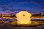 2026新北河濱蝶戀季登場　巨大「布丁狗」現身花海