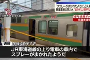 日本JR電車不明噴霧案　16歲少年坦承犯案