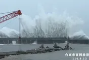 只是演習！5/18巨浪警報席捲花東　氣象署：這不是真的