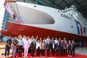 可加裝雄風反艦飛彈　海巡署最後一艘600噸級海巡艦命名