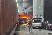 泰國曼谷火車巴士相撞起火！已知6死多人傷