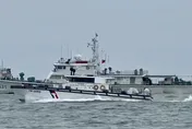 影/大陸4海警船再闖金門海域　海巡艦艇併航監控驅離