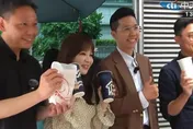 在中天門口兌現祭品文發雞排！謝寒冰大秀「伯洋體」吐這句
