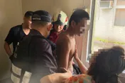 影/桃園楊梅火警驚魂！印尼移工持刀拒配合遭送辦