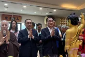 侯友宜力挺李四川「會做事的人」　同台浴佛祈福盼延續新北建設成果