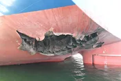南韓證實「伊朗發射反艦飛彈」打爆貨輪　卡荷莫茲海峽起火