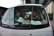 影/板橋貨車駕駛睡著追撞前車　驚醒傻笑對視乘客