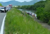 兵庫縣母女遇害！河川驚現「黑底白條褲」男屍　疑為嫌犯走絕路