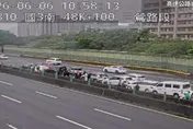 影/國道3號三鶯段連環撞　9車前後追撞行無人傷
