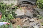 轟隆巨響！大湖草莓園旁5層樓山壁大崩塌　園主驚：30年首見
