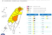 午後對流發威！14縣市豪大雨特報　雙北、南投慎防豪雨