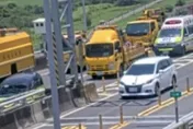 台65線土城段5車連環撞　1人輕傷回堵10公里
