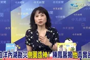 沈伯洋內湖勘災喊消毒　陳鳳馨酸：挑什麼議題必翻車