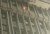 台中中興大學冷氣機起火！消防出動33人15分鐘內控制火勢