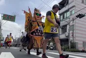 九天盃太子極限環台賽鳴槍！扛10公斤「三太子」神偶徒步千公里