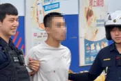 影/林口大賣場隨機攻擊1人手臂遭刺傷　店員壓制警上銬逮人