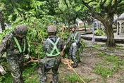 巴威颱風遠離　第三作戰區兵分多路全力投入災後復原